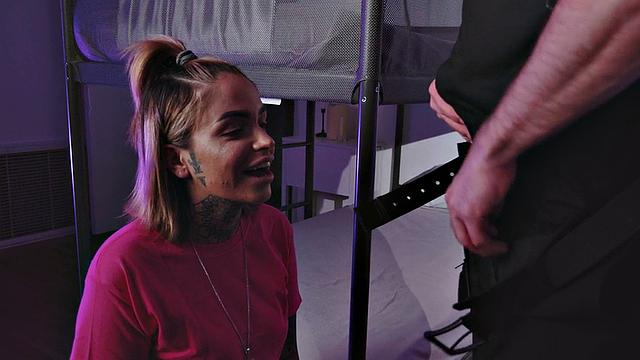 CFNM student sucks priests cock in dormitory