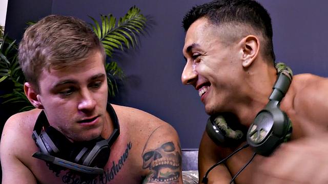 Seduced inked jock barebacks stepbro itll he cums