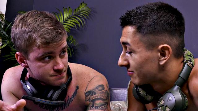 Seduced inked jock barebacks stepbro itll he cums