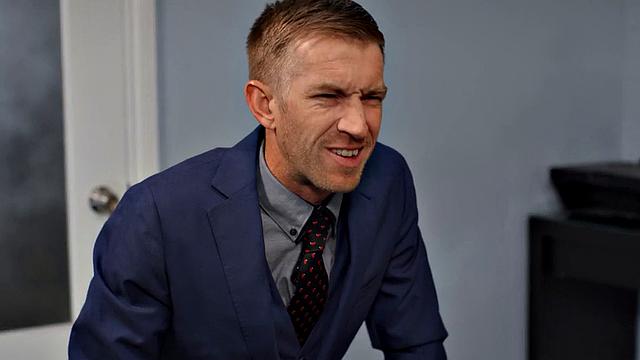 Inked ginger secretary deepthroat