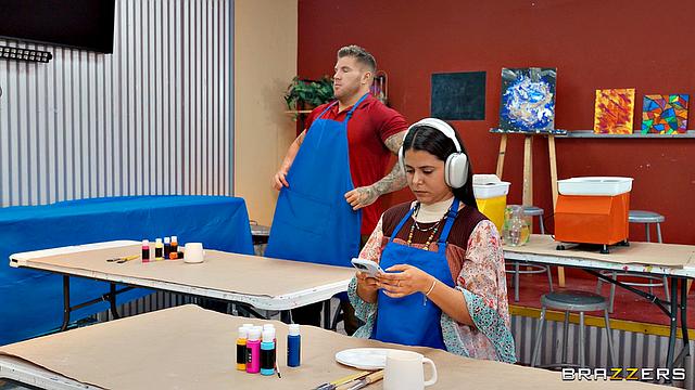 Ceramics Slut Sneaks A Fuck With Best Boyfriend Ever