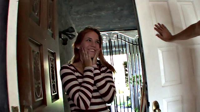 Daisy Dalton Pulls Her Tits While A Stunt Cock Fucks Her Tight Pussy