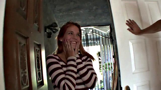Daisy Dalton Pulls Her Tits While A Stunt Cock Fucks Her Tight Pussy