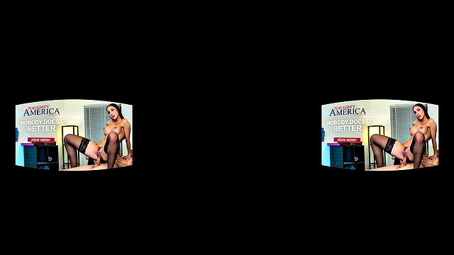 Sit back and relax with Ashley Adams' big natural tits