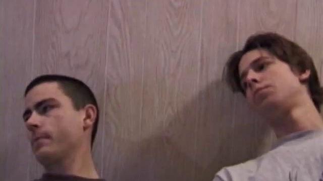 In this jerk off scene, Dan and Jayden get naked and stroke over a glass table. The camera is positioned underneath the glass, capturing jacking action and cum that shoots from their pulsating cocks.