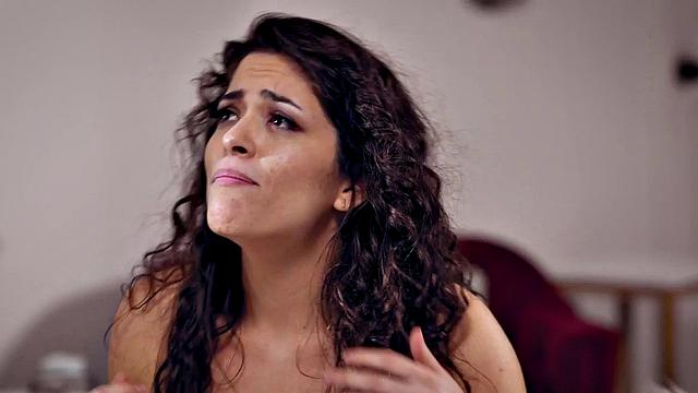 Lez medium boobed babes enjoy rimming n strapon fucking