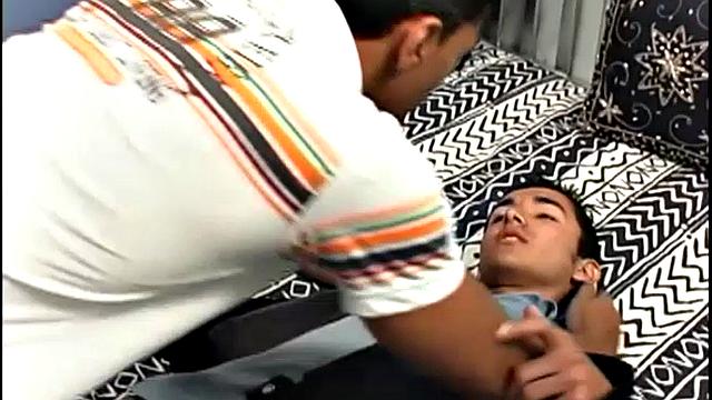 Isaias hooks up with Fabio in the park and it isn't long before the Latin twinks are on a bed kissing and stripping.