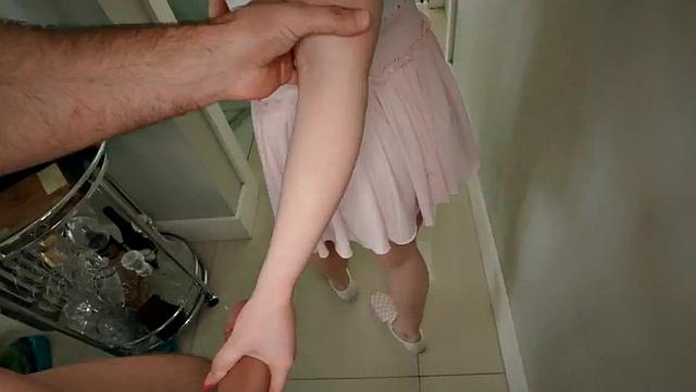 Deepthroating 21yo slut gets fucked by Mofo in tight pussy