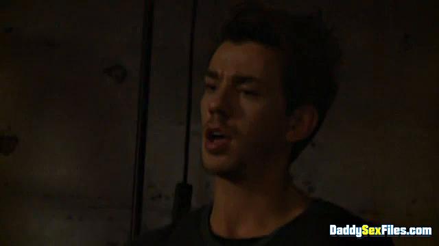 Watch Allen Silver and Kurtz go wild sucking cock in the basement