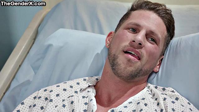 Ink trans babe assfucked by a patient