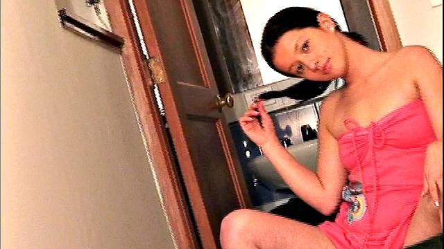 Hot petite teen solo masturbating