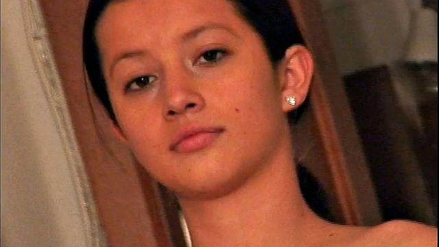 Hot petite teen solo masturbating