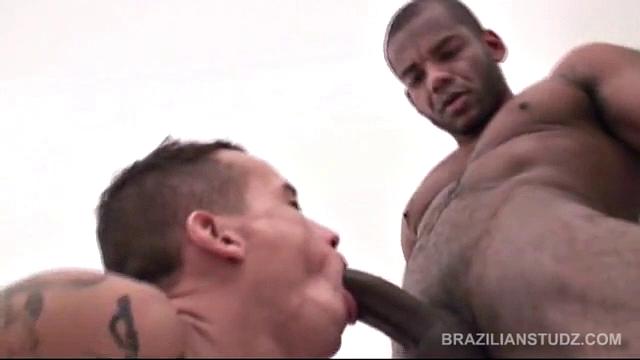 Alef Carvalho is sweet faced, hot bodied, and nicely inked. Rodrigo Bekmann has a cock that would make most bottoms break out in a sweat.