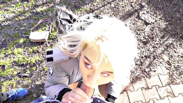 British tourist goes wild on Czech dick in public thong frenzy