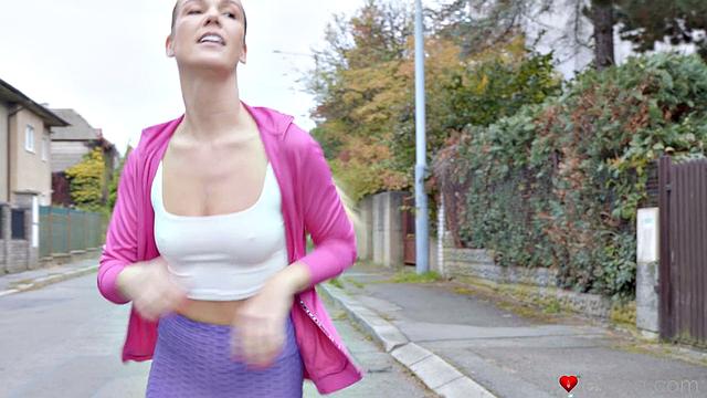 Maid has anal orgasm after spanking