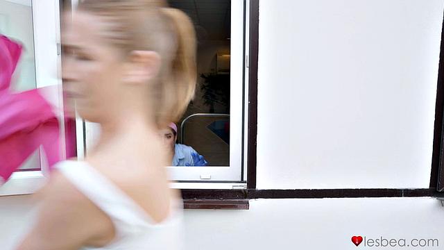 Maid has anal orgasm after spanking