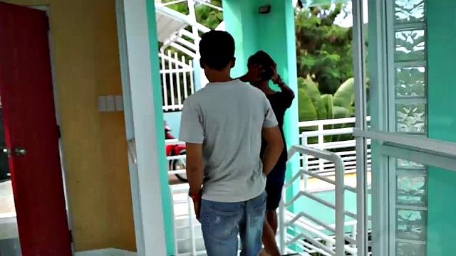 Argie meets this cute young twink named Idol at a party, and they sneak off downstairs and find a bedroom where they can be alone. Idol goes right for Argie's cock, and the two Asian twinks begin a passionate love making session.