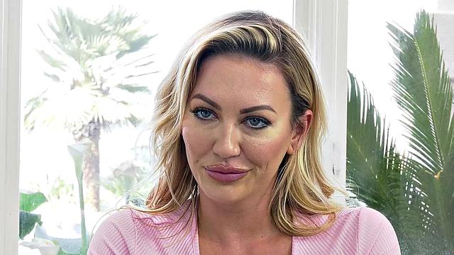 Joel Loses His Ass to Adira Allure Pegging Him With Her Strap On