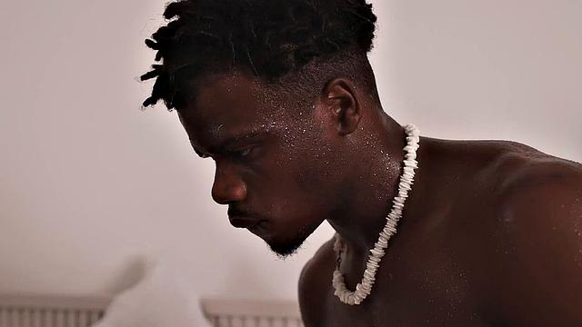 IR bottom sucks cock and gets anal pounded by BBC in 3some