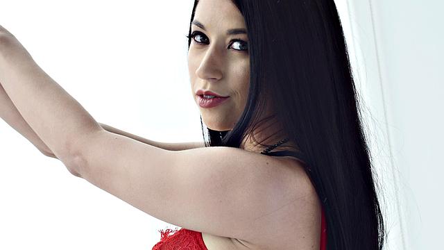 provocative cutie Alex Coal gets her pussy fucked and filled