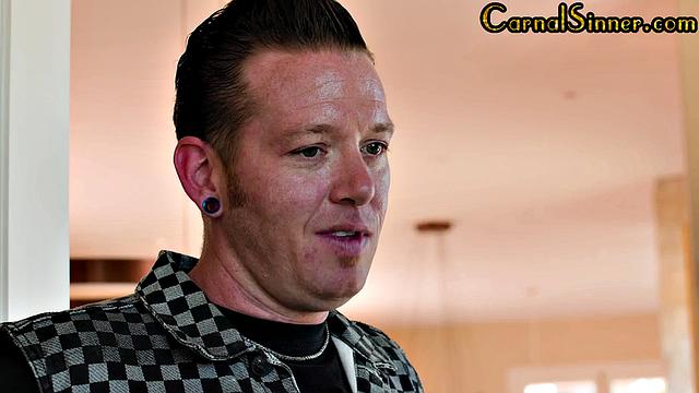 Big-titted hairy MILF gets pussy destroyed