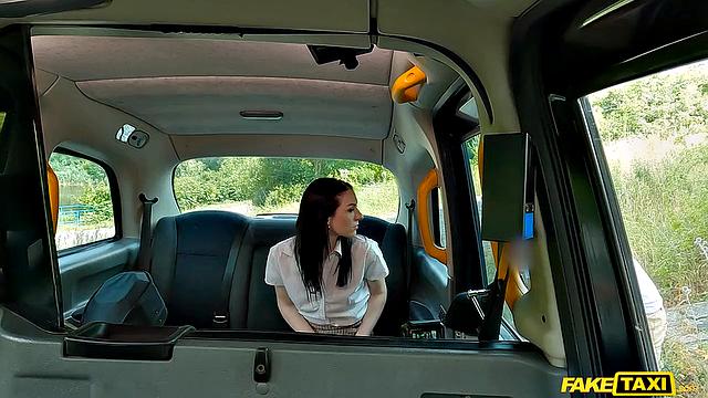 Teen plays big instrument