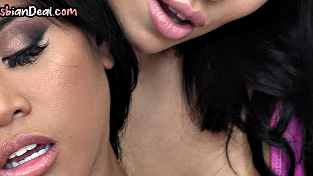 Petite Asian dyke dildofucked and eaten by her GF