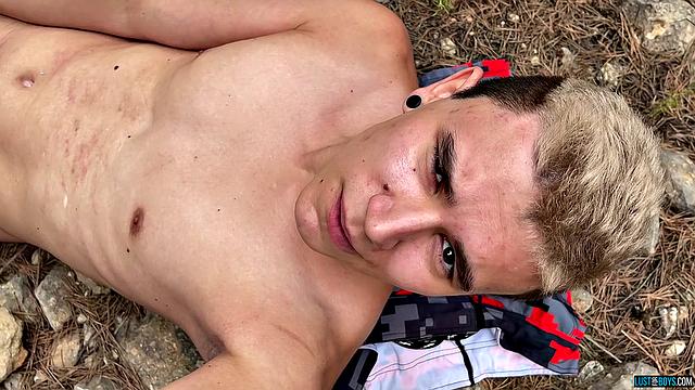 Inquisitive Amateur Guy Playing with His Dick - Sam Carter