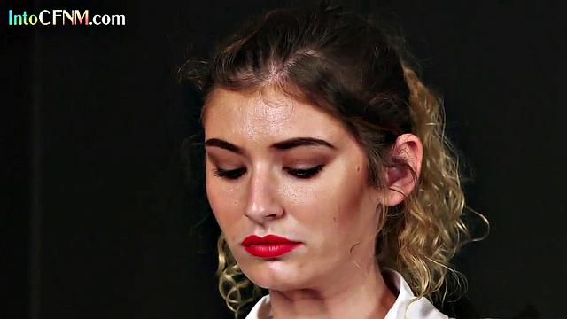 Office CFNM sluts giving BJ to employees