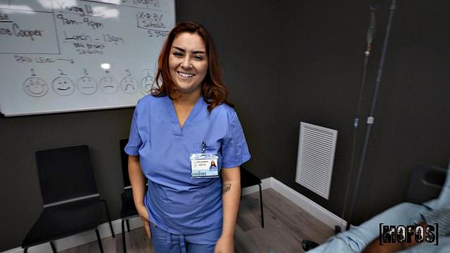 Cum on Time for Nurse Chloe