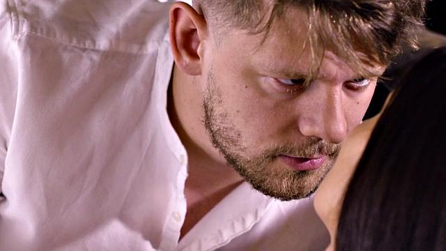 Brunette babe gets romantically fucked in heels