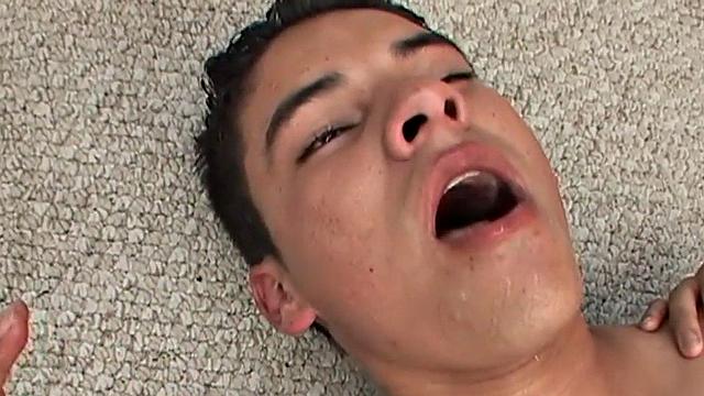 Amateur 21yo Latin plumber gets assfucked in the kitchen