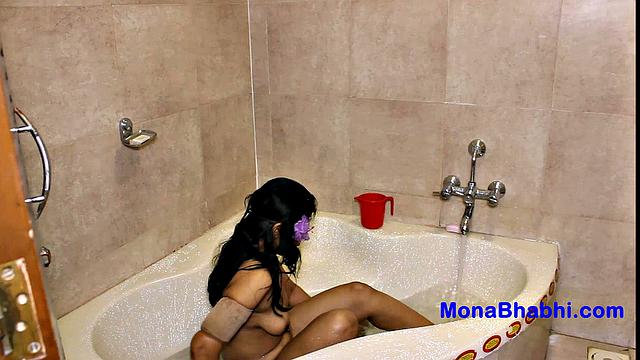 Indian Wife Blowjob Bathroom