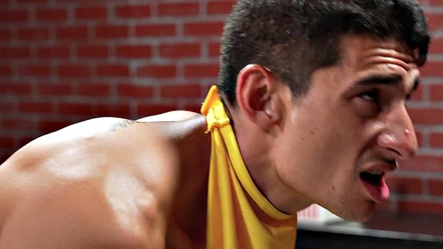 Fisting stud fucked in IR anal sex by dominant Black