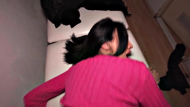 Big booty babe picked up and banged doggystyle for cash