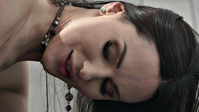 Footjob babe jerks with feet before sex in interracial duo