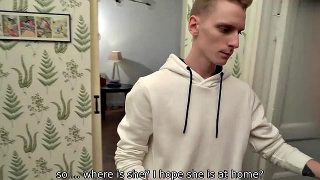 DEBT4k. Chick has no money for shopping so she gives ass to agent