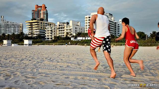 Horny Lifeguards Share Cock