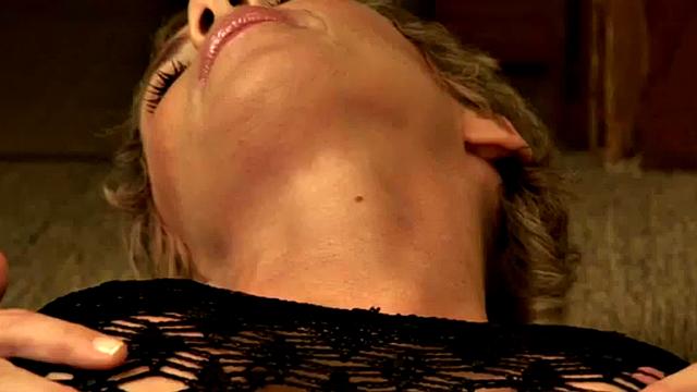 Busty babes striptease gets horny