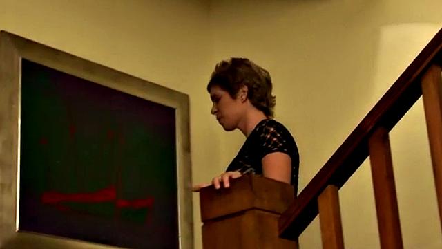 Busty babes striptease gets horny