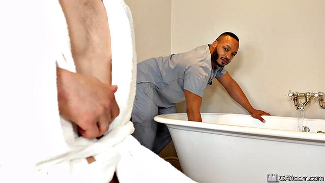Bathtub Massage Session