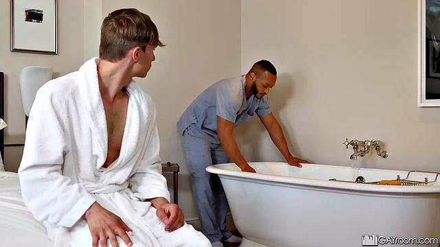 Bathtub Massage Session
