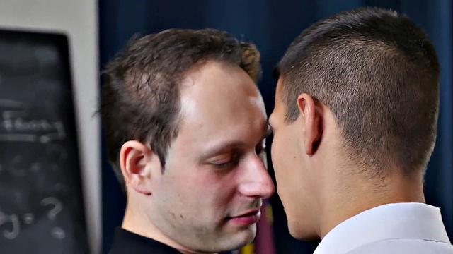 Real priest fucks student in classroom on college