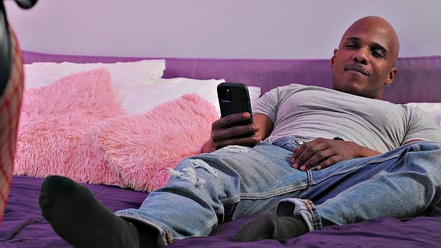 HETEROFLEXIBLE - Femboy Jake Wears Sexy Firefighter Uniform For Smokin' Hot Hunk Santiago