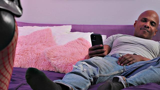 HETEROFLEXIBLE - Femboy Jake Wears Sexy Firefighter Uniform For Smokin' Hot Hunk Santiago