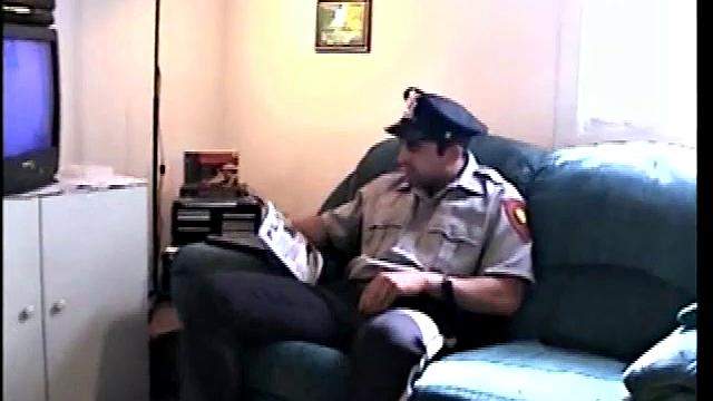 Straight Cop Sucks Off