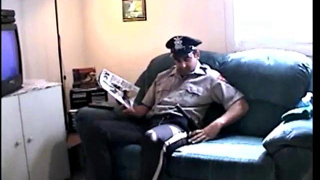 Straight Cop Sucks Off