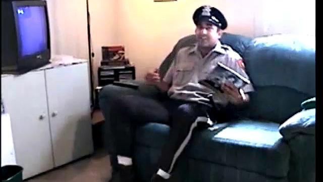 Straight Cop Sucks Off