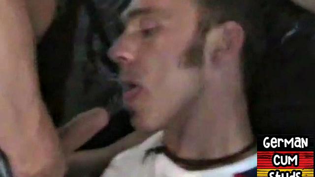 Homemade German gays enjoy rimjob and blowjob sex