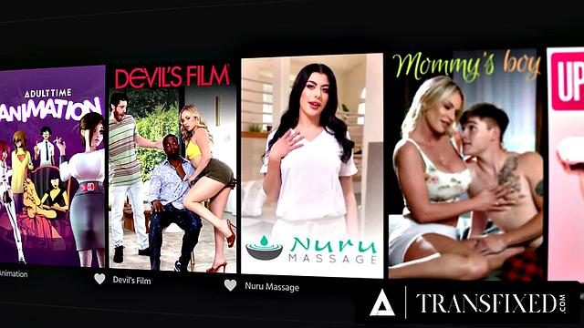 TRANSFIXED - Hot Trans Leah Hayes Pays Her Installer With Her Tight Ass